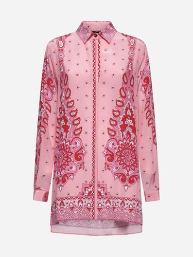 Paisley Print Silk Long Shirt - Etro - Modalova