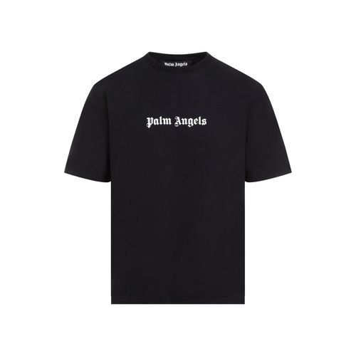 Logo Printed Crewneck T-shirt - Palm Angels - Modalova