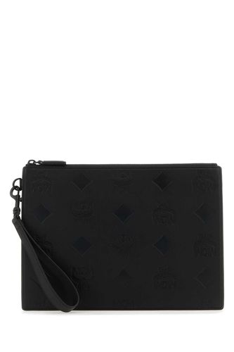 MCM Black Leather Pouch - MCM - Modalova