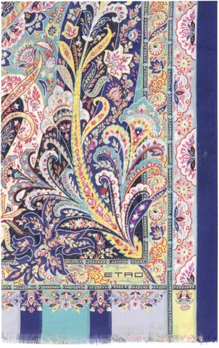 Etro Printed Silk Scarf - Etro - Modalova