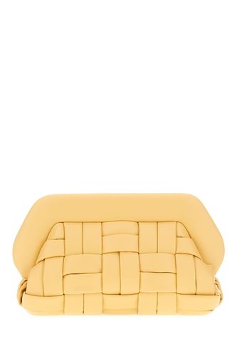 Cream Vegan Leather Bios Clutch - THEMOIRè - Modalova