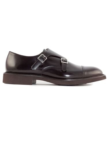 Double Buckle Cap Toe (gm) Horse + Sole - Doucal's - Modalova