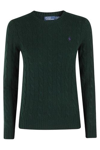 Pony Embroidered Cable-knit Jumper - Ralph Lauren - Modalova