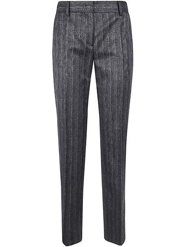 Lurex Stright Trousers - Alberta Ferretti - Modalova