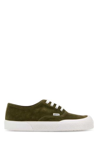 Green Suede Terra Vulca Sneakers - Loewe - Modalova