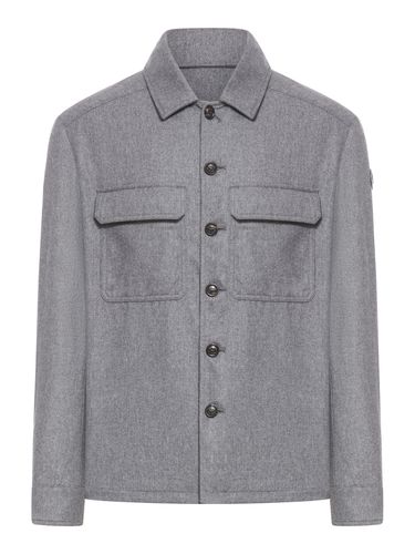 Moncler Cashmere Blend Shirt - Moncler - Modalova