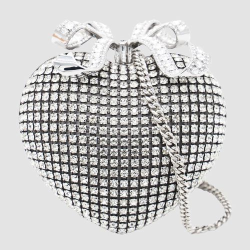 Self-portrait Silver Tone Clutches - self-portrait - Modalova