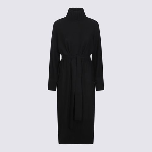 Antonelli Black Wool Blend Dress - Antonelli - Modalova