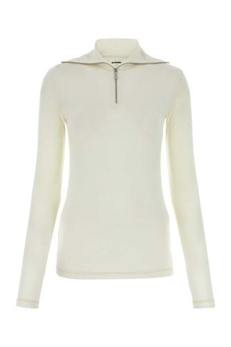 Ivory Polyester Blend Sweater - Jil Sander - Modalova