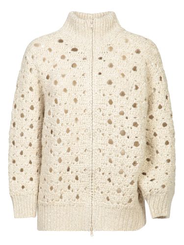 Light Zip Cardigan - Brunello Cucinelli - Modalova