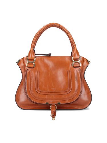 Leather Medium Marcie Handbag - Chloé - Modalova