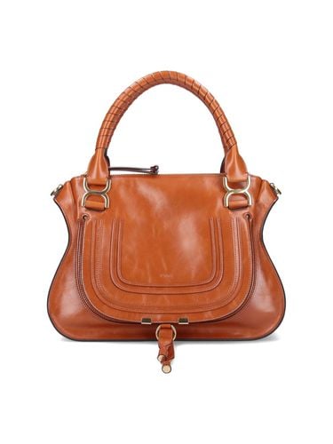 Leather Medium Marcie Handbag - Chloé - Modalova