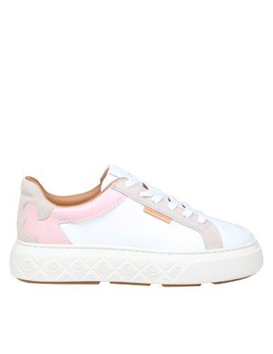 Ladybug Sneakers In And Pink Leather - Tory Burch - Modalova