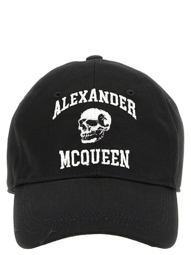 Skull Logo Baseball Cap - Alexander McQueen - Modalova