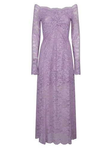 Lace Lavender Maxi Dress - Paco Rabanne - Modalova