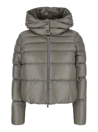 Hooded Down Jacket In Nylon Woman - Herno - Modalova