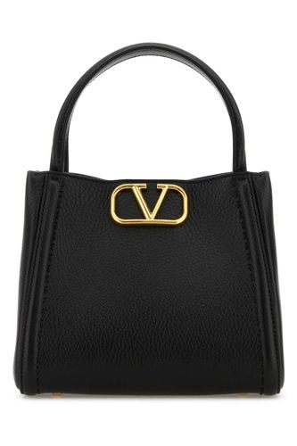 Black Leather Handbag - Valentino Garavani - Modalova