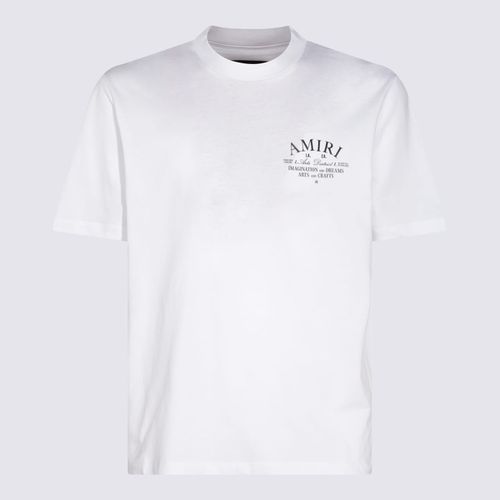 AMIRI White Cotton T-shirt - AMIRI - Modalova