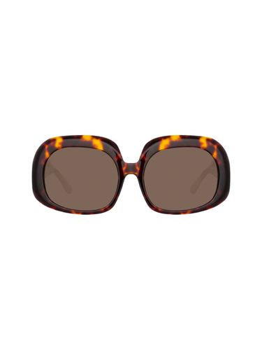 Lea - Havana Sunglasses - Linda Farrow - Modalova