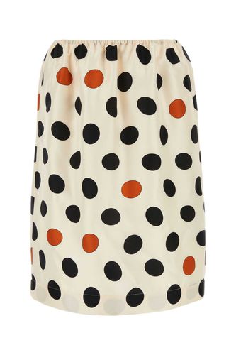 Bottega Veneta Printed Silk Skirt - Bottega Veneta - Modalova