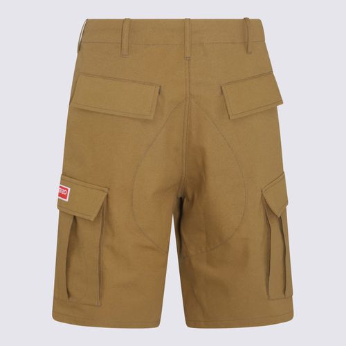 Kenzo Tabac Cotton Shorts - Kenzo - Modalova