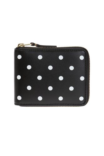 Polka Dot Printed Zip-around Wallet - Comme des Garçons Wallet - Modalova