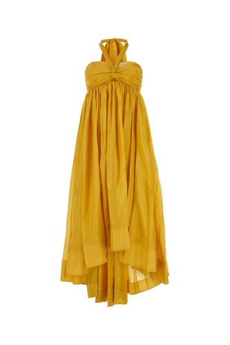 Zimmermann Yellow Silk Devi Dress - Zimmermann - Modalova