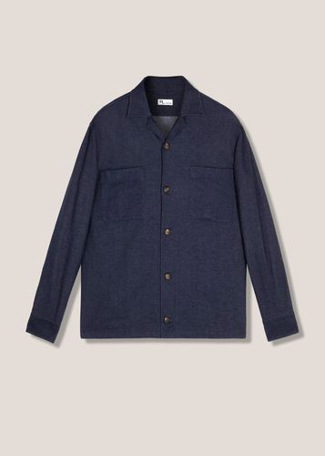 Doppiaa Aabba Blue Cotton Overshirt - doppiaa - Modalova