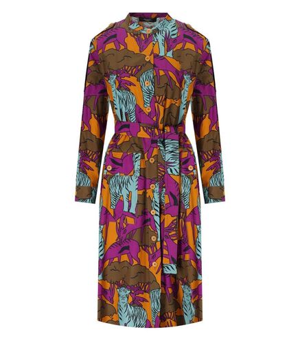 All-over Pattered Long-sleeved Shirt Dress - Weekend Max Mara - Modalova