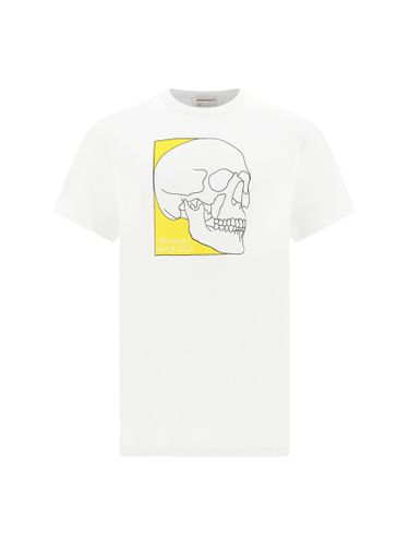 Skull Logo Print T-shirt - Alexander McQueen - Modalova