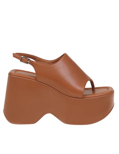 Travel Sandal In Leather Color Leather - Vic Matié - Modalova