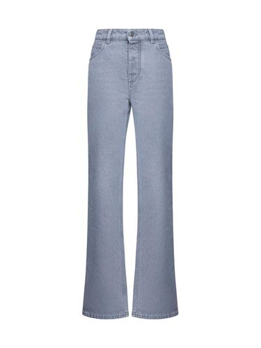 Denim Flared Leg Trousers - Bottega Veneta - Modalova