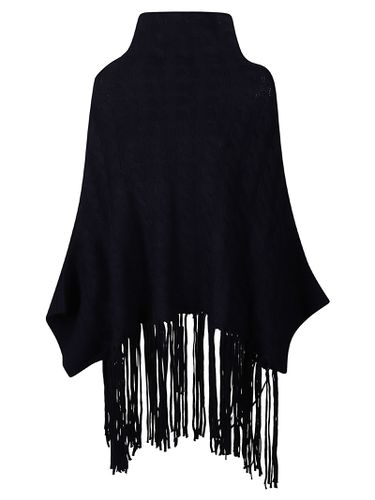 Aspesi Fringed Poncho - Aspesi - Modalova