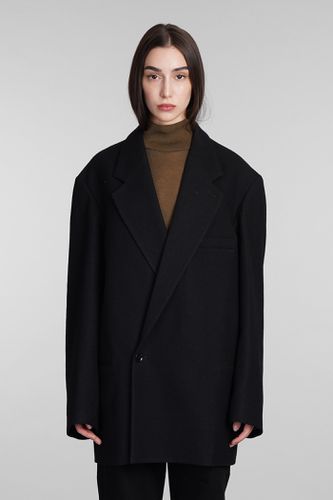 Lemaire Coat In Black Wool - Lemaire - Modalova