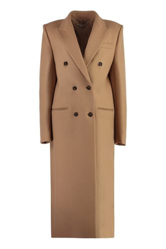 Double-breasted Wool Coat - Stella McCartney - Modalova