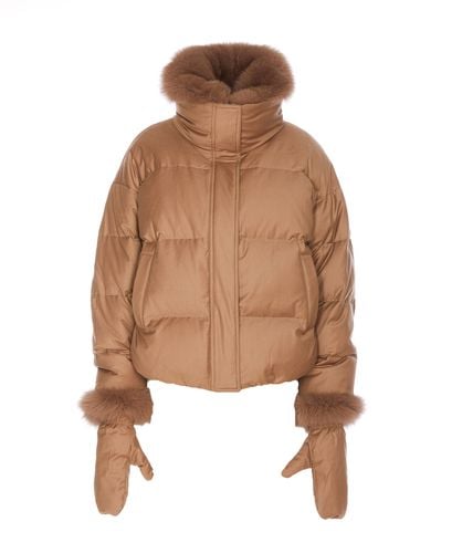 Yves Salomon Doudoune Down Jacket - Yves Salomon - Modalova