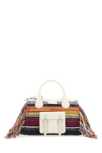 Multicolor Leather And Cashmere Medium Edith Handbag - Chloé - Modalova