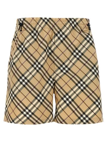 Check Waterproof Bermuda Shorts - Burberry - Modalova