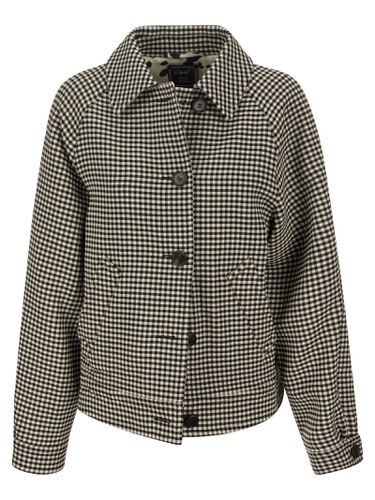 Reversible Pie De Poule Wool Bomber Jacket - Marni - Modalova