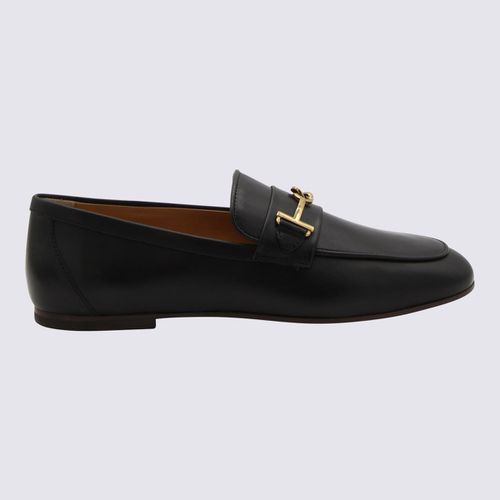 Tod's Black Suede Double T Loafers - Tod's - Modalova