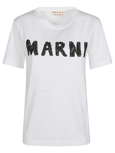 Marni Crayon Logo T-shirt - Marni - Modalova