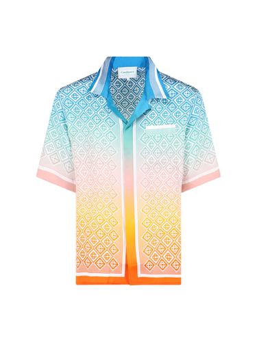 Gradient Diamond Monogram Shirt - Casablanca - Modalova