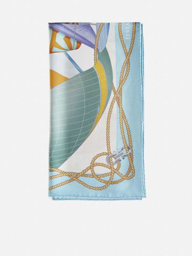 Ferragamo Sails Print Silk Scarf - Ferragamo - Modalova