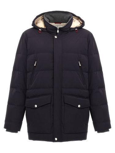 Hooded Down Jacket - Brunello Cucinelli - Modalova