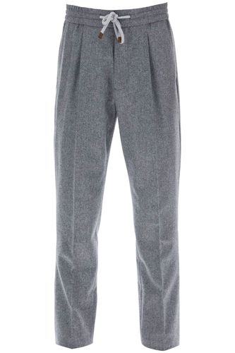 Trousers With Coulisse - Brunello Cucinelli - Modalova