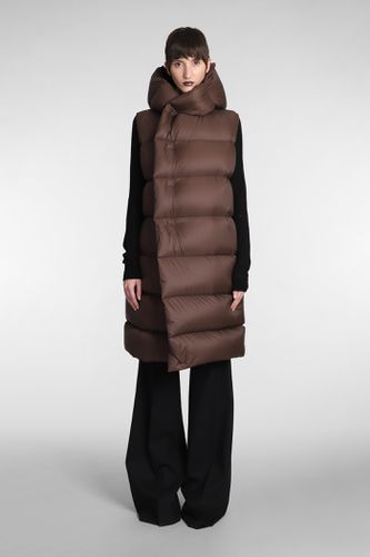 Hooded Liner Puffer In Polyamide - Rick Owens - Modalova