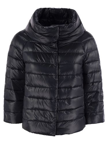 Herno Navy Blue Sofia Down Jacket - Herno - Modalova