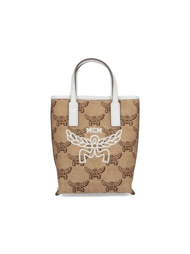 MCM Logo Tote Bag - MCM - Modalova