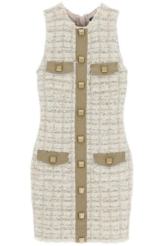 Balmain Sheath Tweed Mini Dress - Balmain - Modalova