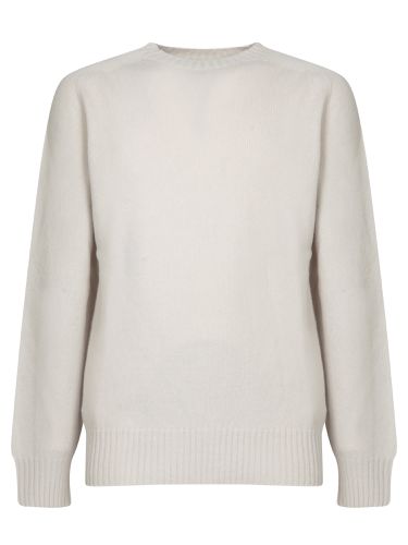 Cashmere Wool Ecru Sweater - Officine Générale - Modalova